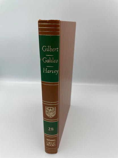 Book Spine view of "Gilbert, Galileo, Harvey" (The Great Books of the Western World by Encyclopedia Britannica). 1952