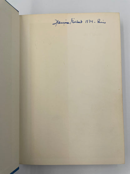 Inside page with owner signature from 1974.