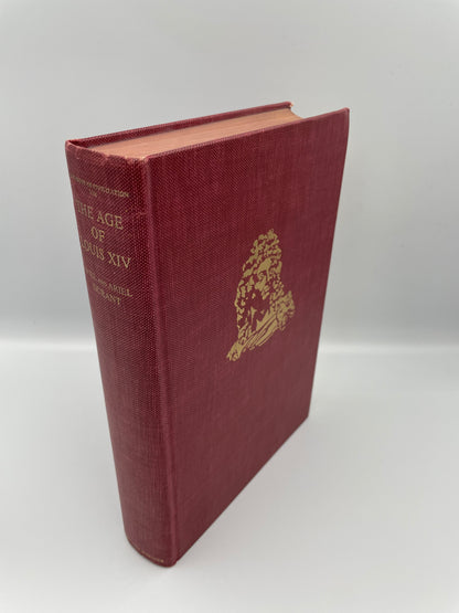 Book Cover and spine of "The Age of Louis XIV" by Will and Ariel Durant (First Edition).