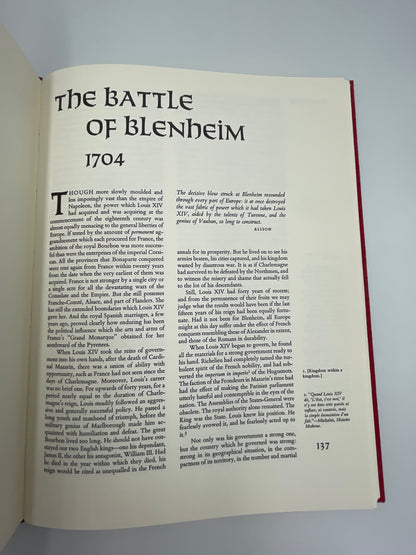 The Fifteen Decisive Battles of the World – Sir Edward Creasy | Heritage Press 1969 w/ Slipcase