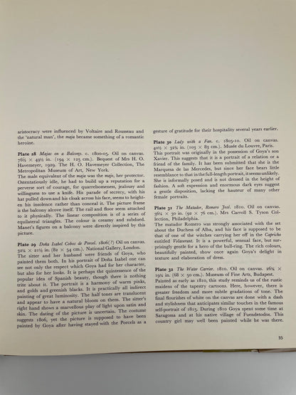 Random page 35 from Goya by Bernard L. Myers