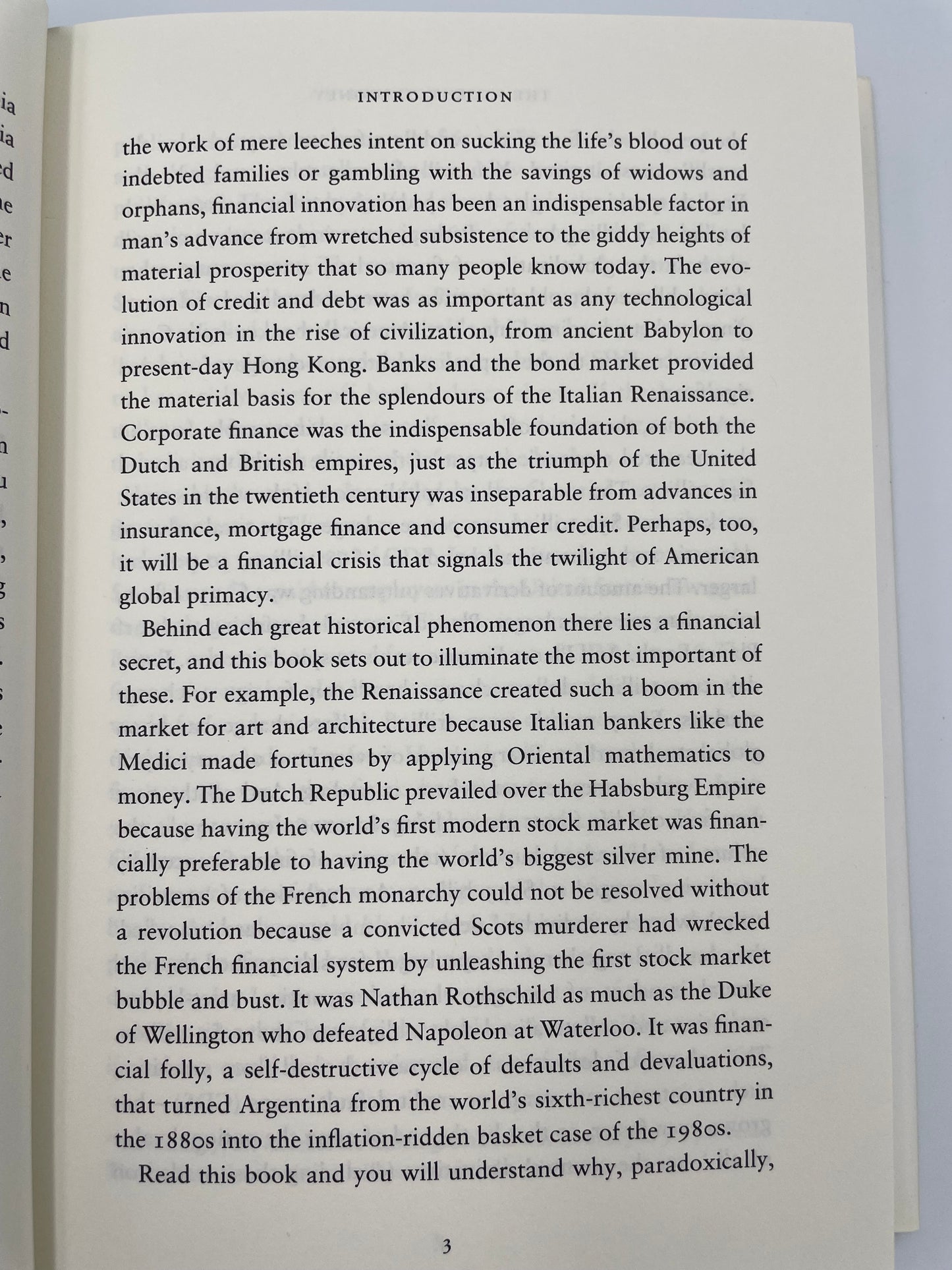 The Ascent of Money by Niall Ferguson