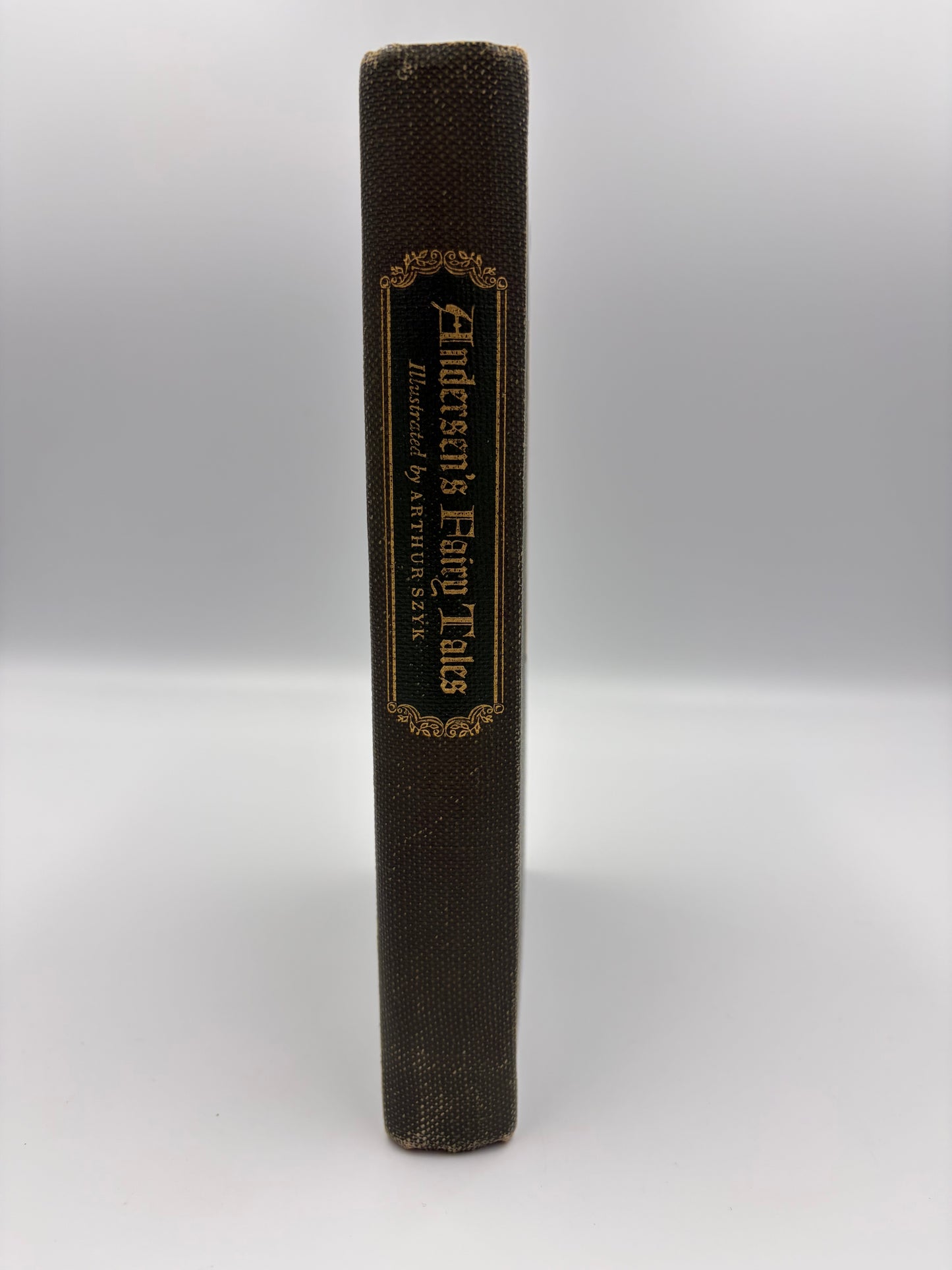 Book spine of ‘Andersen's Fairy Tales’ By Hans Christian Andersen.