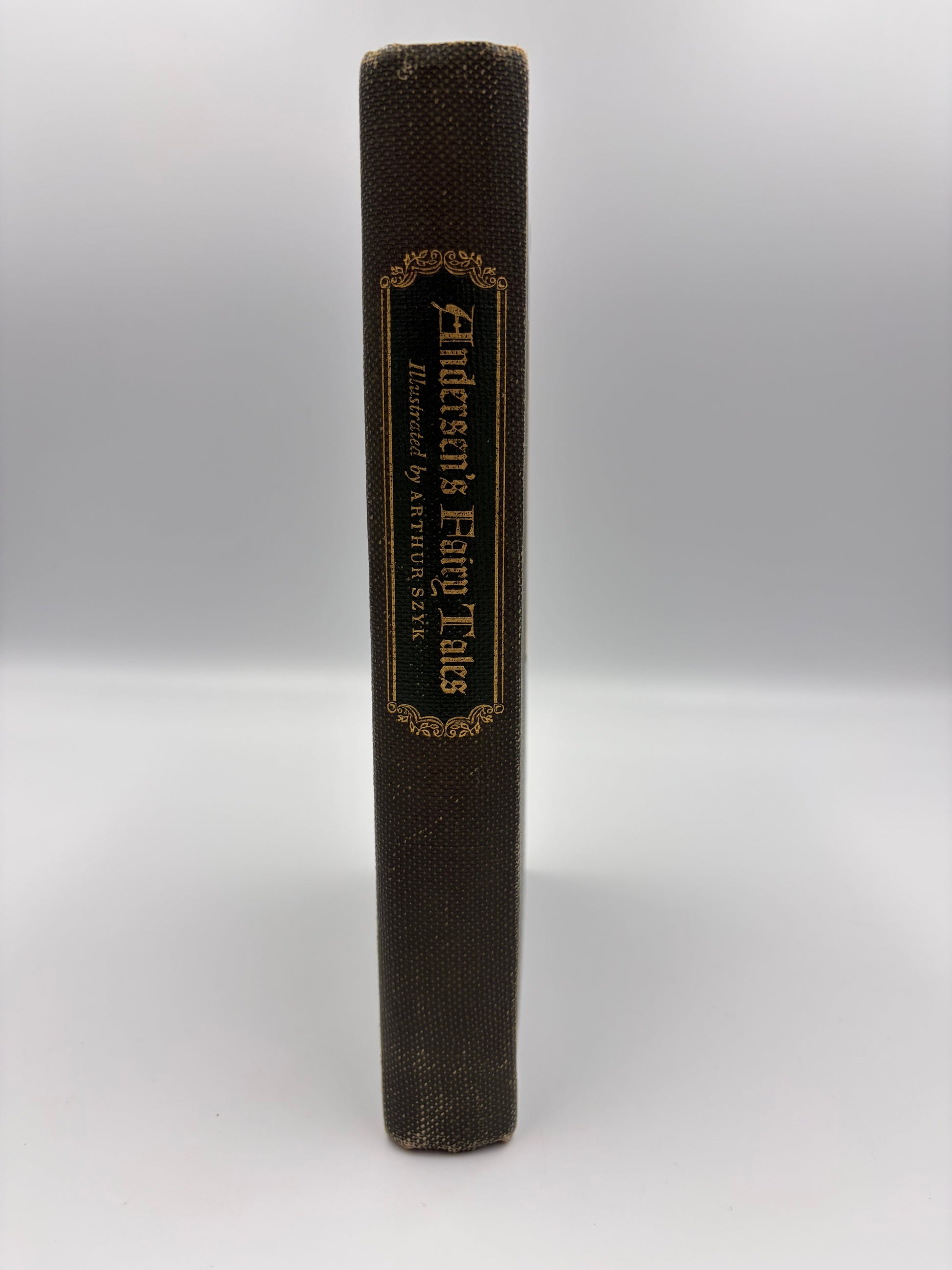 Book spine of ‘Andersen's Fairy Tales’ By Hans Christian Andersen.