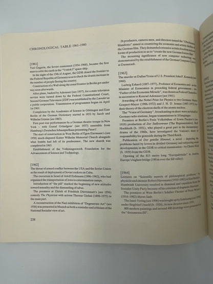 German Cultural History from 1860 to the Present Day