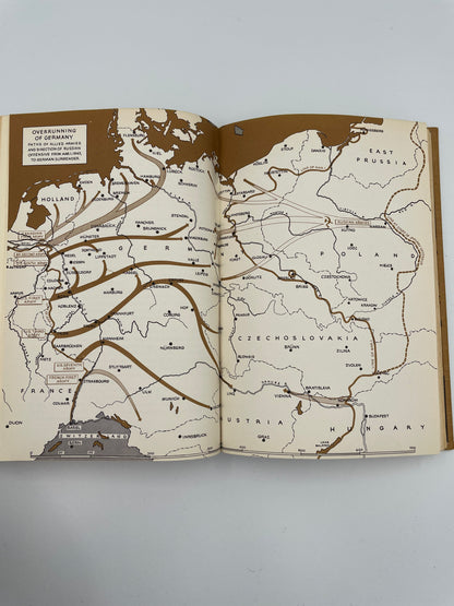 Map of military movements of Northern Europe from "Dwight D. Eisenhower: Crusade in Europe".
