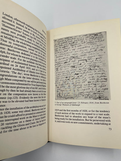 Open page with illustration of ‘The New Grove Beethoven’