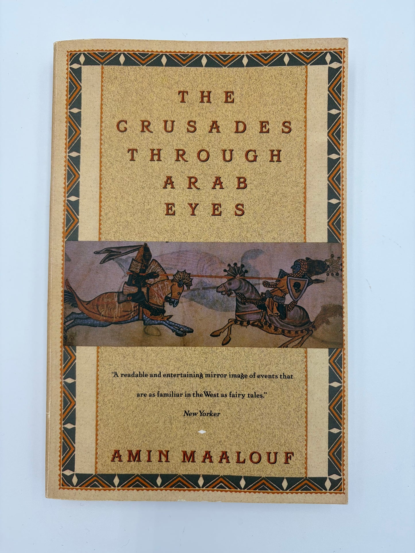 Book cover of “The Crusades through Arab eyes”.