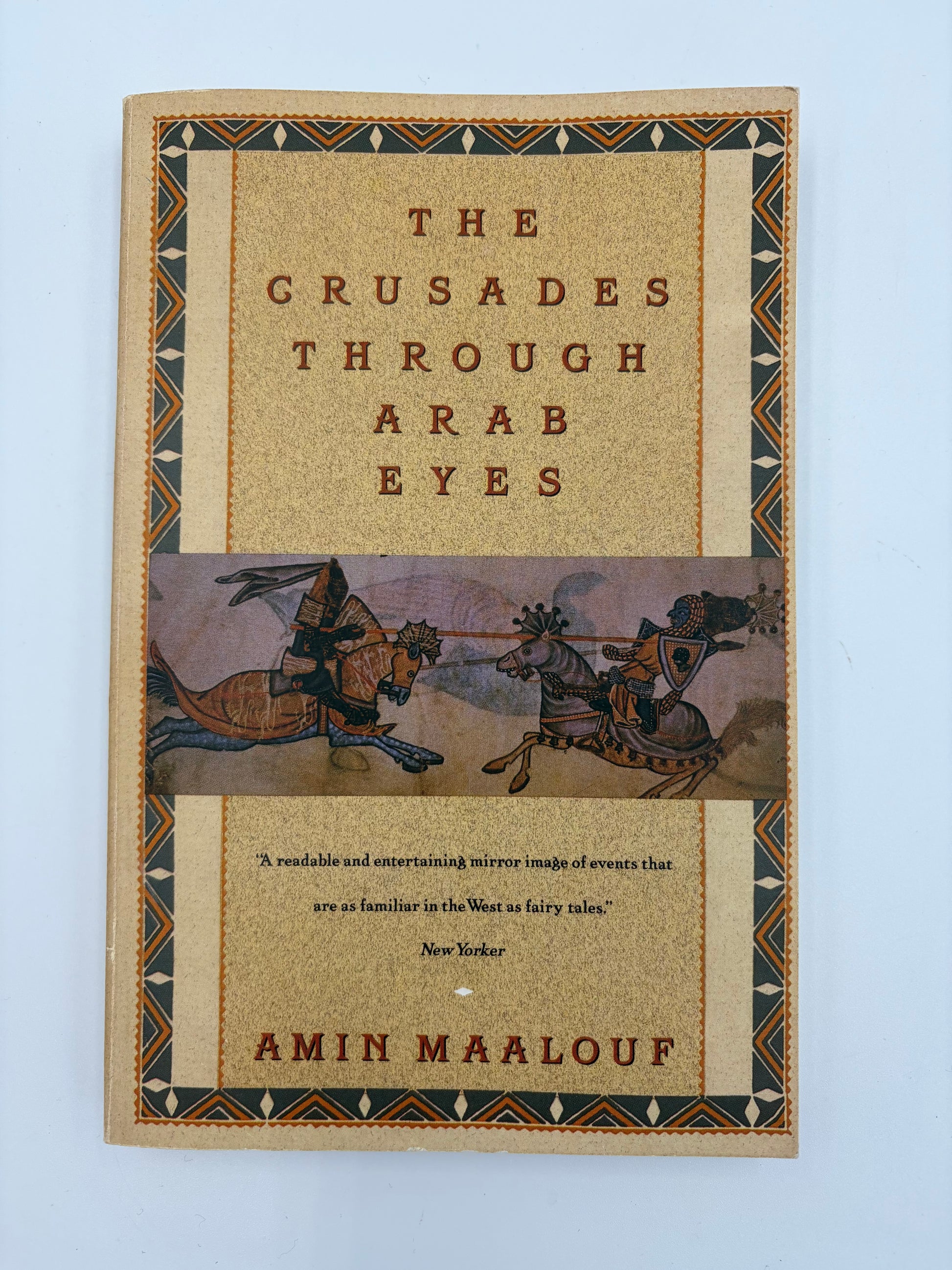 Book cover of “The Crusades through Arab eyes”.