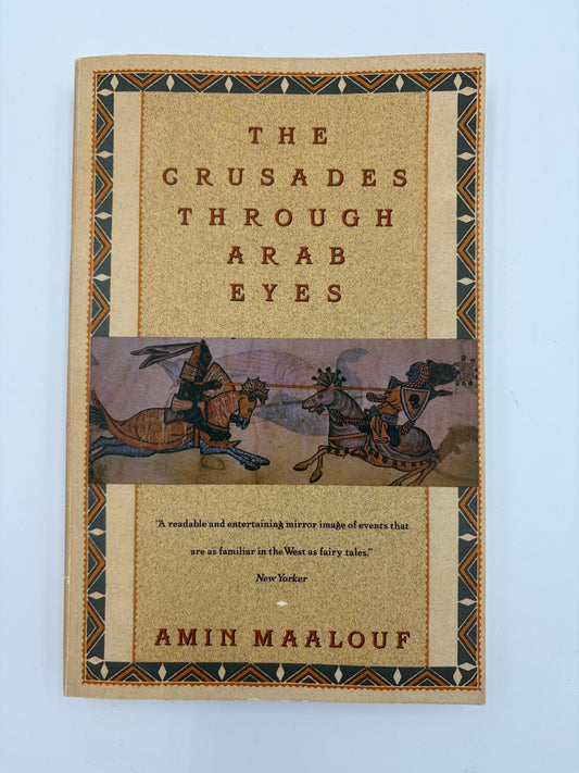 Book cover of “The Crusades through Arab eyes”.