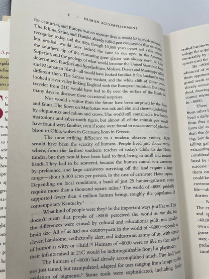 Page 4 from  "Human Accomplishment: The Pursuit of Excellence in the Arts and Sciences, 800 B.C. to 1950" 