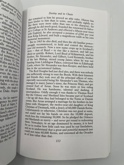 Random page 113 from book ‘The Story of Scotland’ by Nigel Tranter.