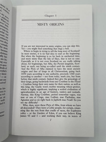 Page one chapter 1 from book ‘The Story of Scotland’ by Nigel Tranter.