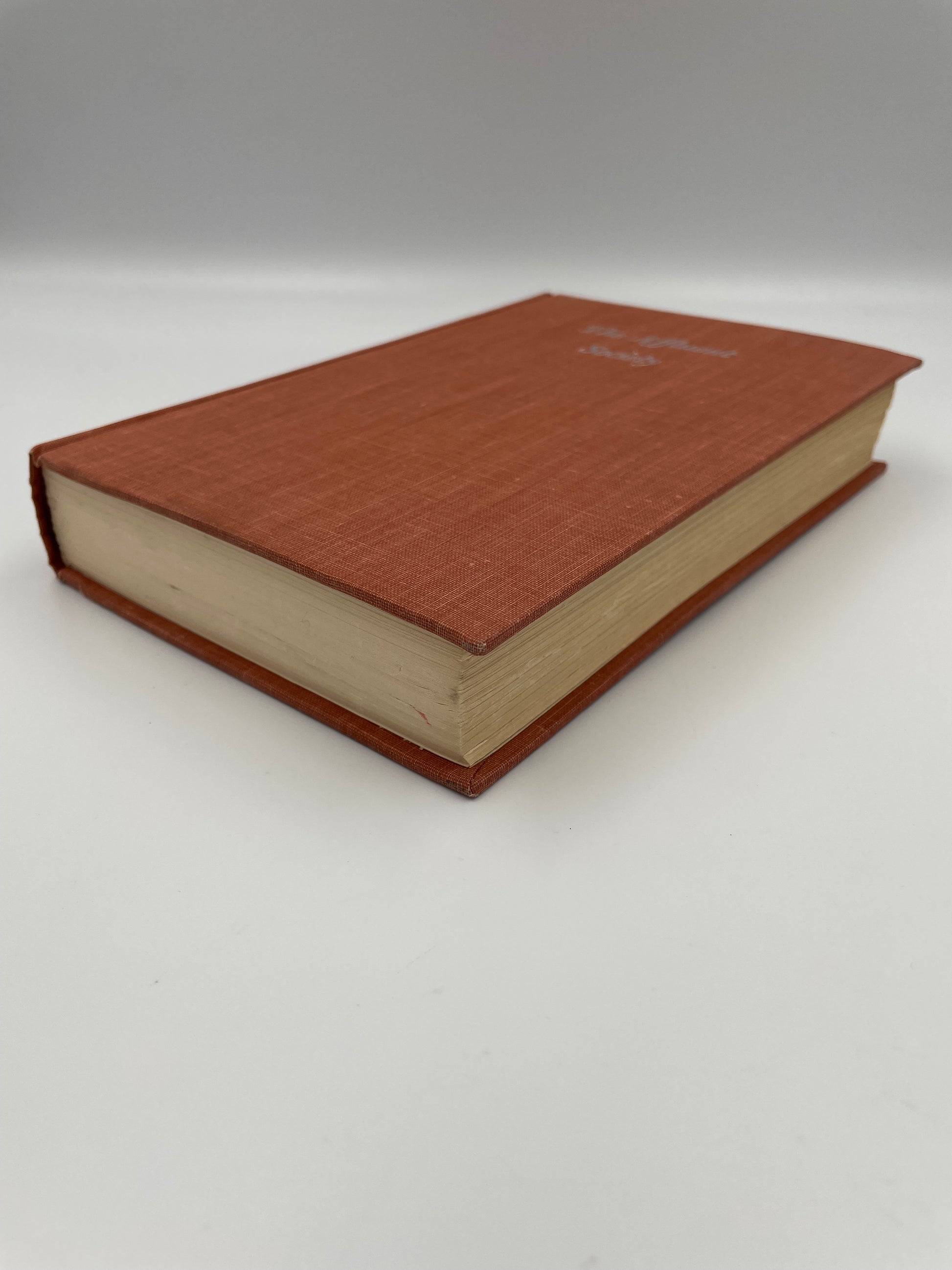 Book page edges view of ‘The Affluent Society’ by John Kenneth Galbraith