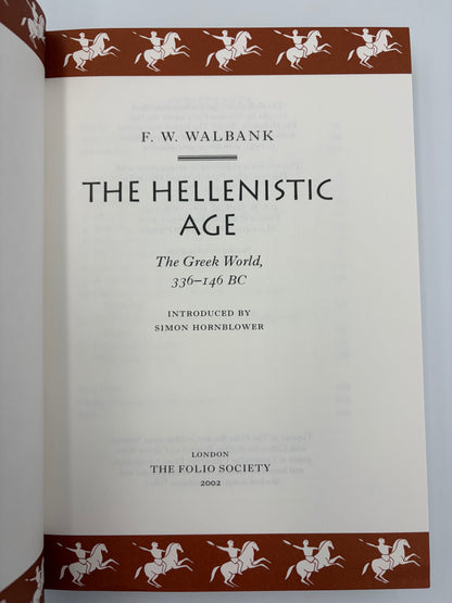 Title page 'The Hellenistic Age' from The Folio History of Ancient Greece: The Hellenistic Age.