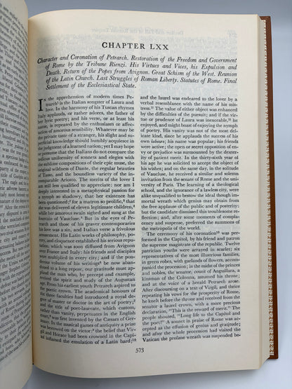Page titled LXX from Volume 2 from 'The Decline and Fall of the Roman Empire' 