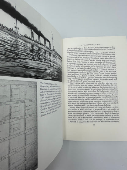 Random pages with illustration from "The Zimmermann Telegram" by Barbara Tuchman 