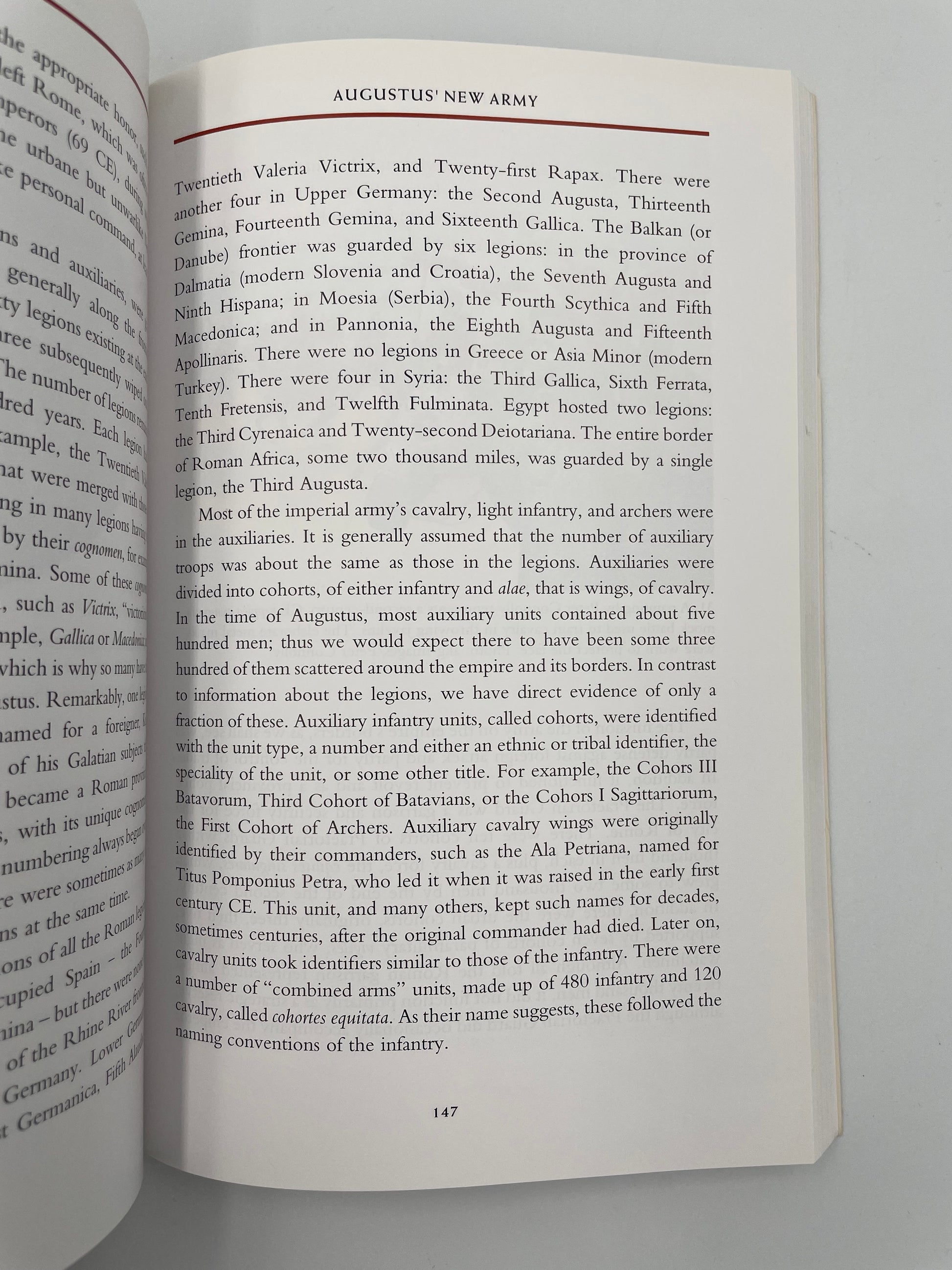 Page 147 from ‘Roman Warfare’ by Jonathan P. Roth.