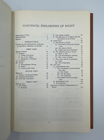 Hegel: The Philosophy of Right. The Philosophy of History (Britannica. Great Books of the Western World) )