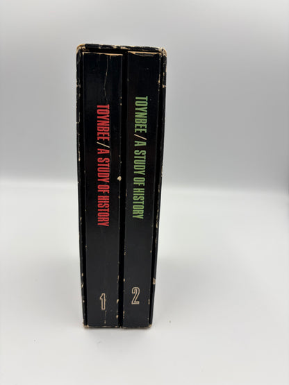 ‘A Study of History’ by Arnold J.Toynbee - 2 Volume Abridged Set In slip case.