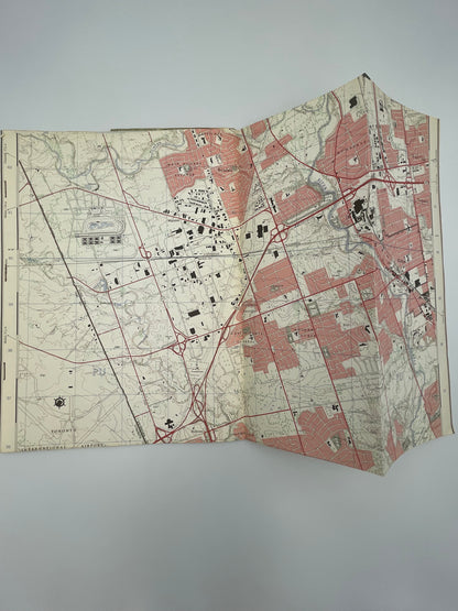Open topographical map from “Every Square Inch by L.M. Sebert.