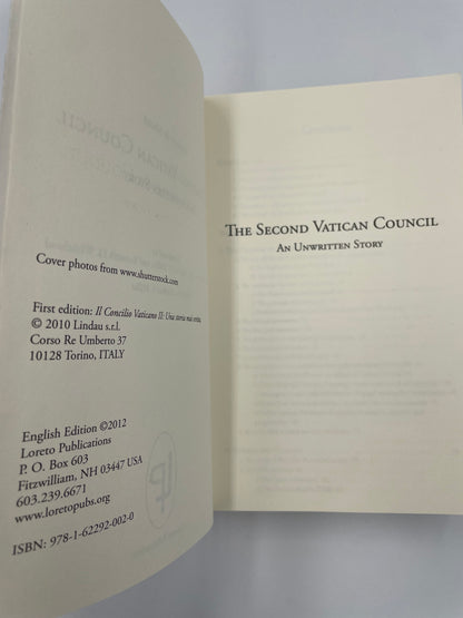 Open title page with text on a gray background