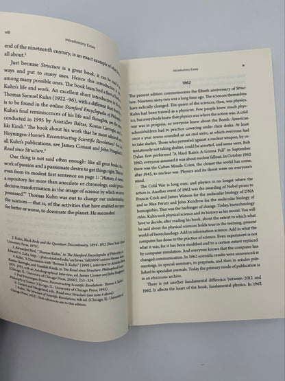 Introductory essay pages continued  by Ian Hacking from, 'The Structure of Scientific Revolutions' by Thomas S. Kuhn.