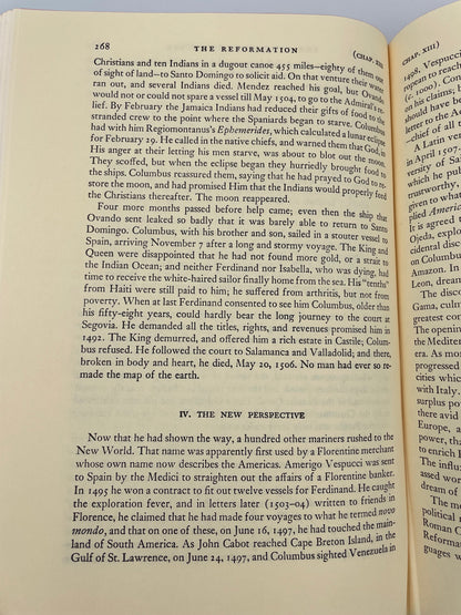 Random page 268 from "The Reformation" by Will Durant (Simon & Schuster)