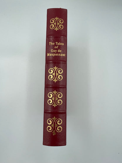 the-tales-of-guy-de-maupassant-by-guy-de-maupassant - Easton Press - 1977- book spine 