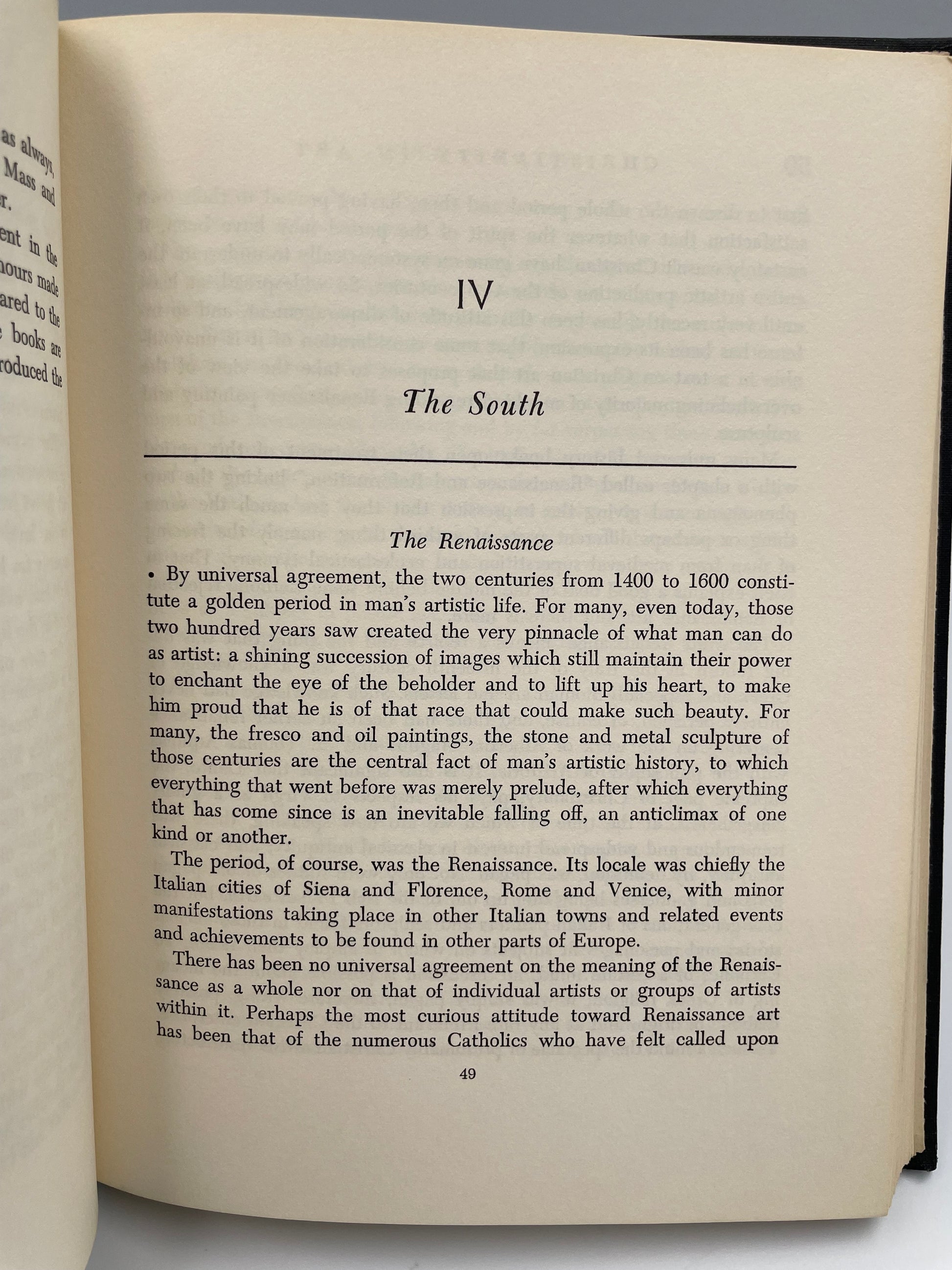 Chapter 4 page from 'Christianity in Art' by Frank and Dorothy Getlein.