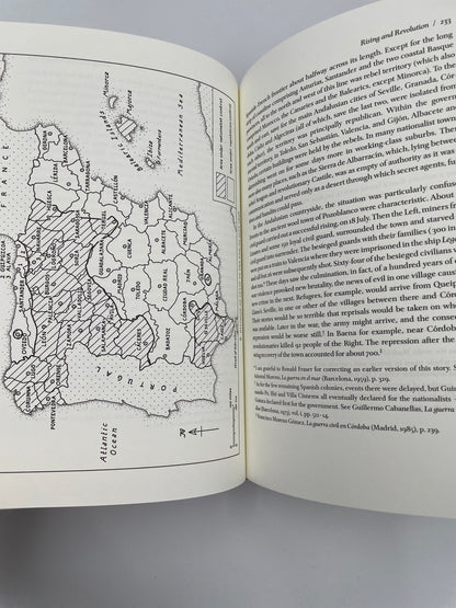 Random open pages from "The Spanish Civil War"by Hugh Thomas