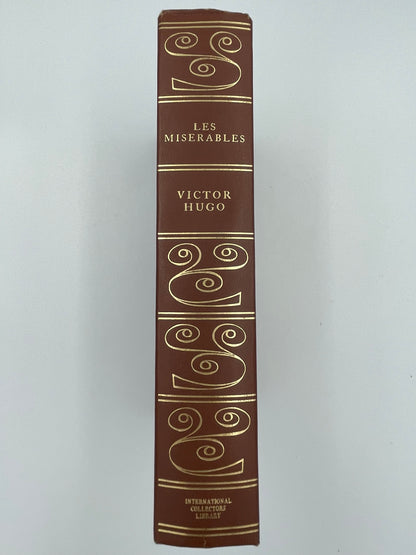 Book spine of "Les Miserables" by Victor Hugo (International Collector's Library)