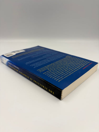 Back book cover with blue cover and yellow text on a white background.