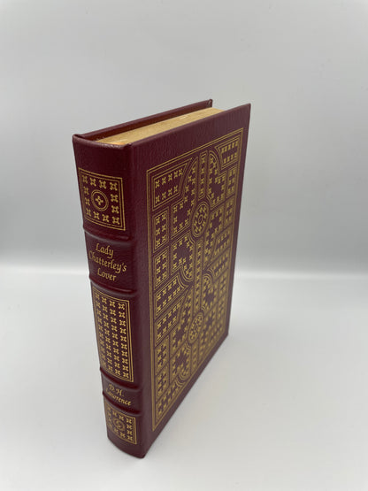 Book Cover and spine cover of "Lady Chatterley's Lover" by D.H.Lawrence (Easton Press 2005 edition) 