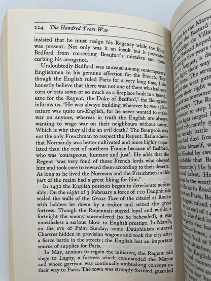 Page 224 from ‘A Brief History of The Hundred Years War’ by Desmond Seward