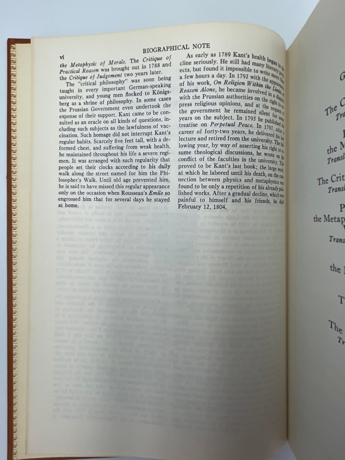 Kant (Britannica: Great Books of the Western World) The Critique of Pure Reason. The Critique of Practical Reason And Other Ethical Treatises. The Critique of Judgement.