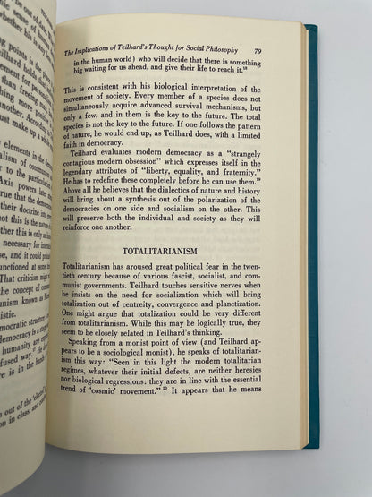 Page 79 from book, 'Teilhard de Chardin'.