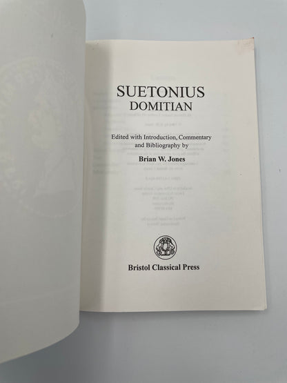 Title page of "Suetonius. Domitian" Bristol Classics Press 