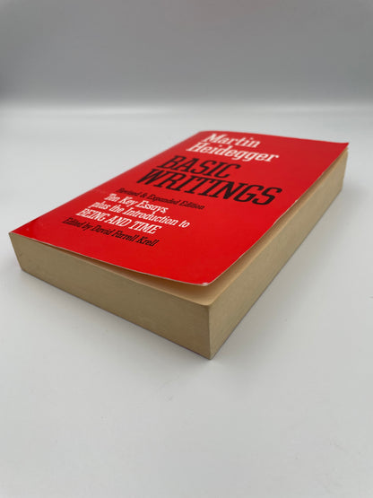 Martin Heidegger Basic Writings (Edited by David Farrell Krell)