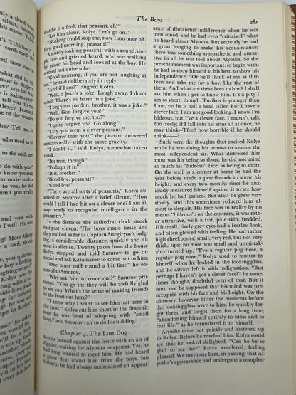 Random page 281 from "Fyodor Dostoevsky: The Brothers Karamazov" (Britannica: Great Books of the Western World) 