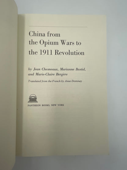 Title page of ‘China: From the Opium Wars to the 1911 Revolution’