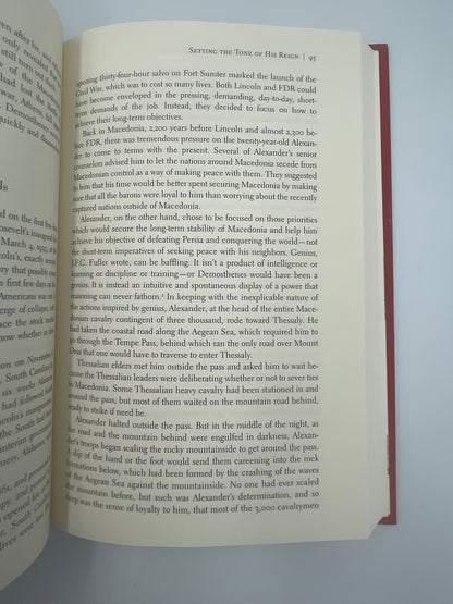 Random page 91 from ‘Alexander the Great's Art of Strategy: The Timeless Leadership Lessons of History's Greatest Empire Builder’ ￼