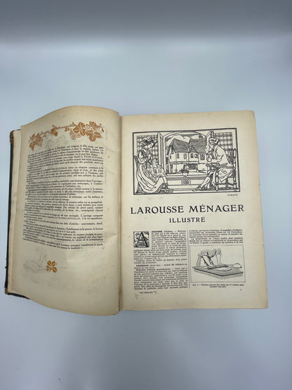 Larousse Ménager Illustré: Dictionnaire Illustré de la Vie Domestique (1926 Edition)