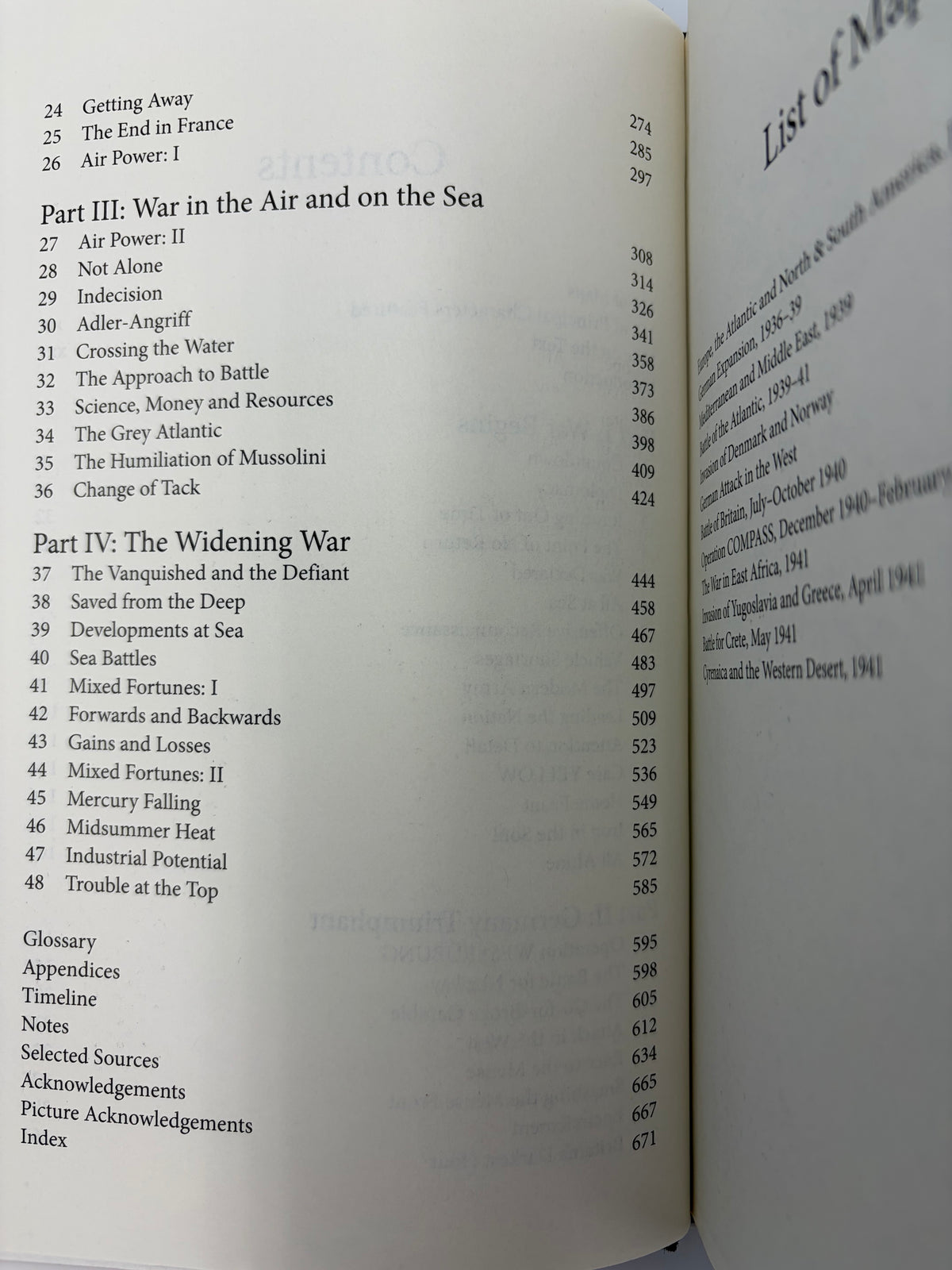 Content page continued from 'The Rise of Germany 1939-1941  The war in the West'.