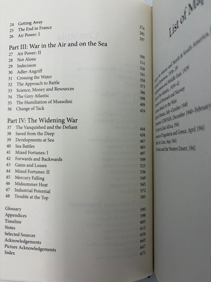 Content page continued from 'The Rise of Germany 1939-1941  The war in the West'.