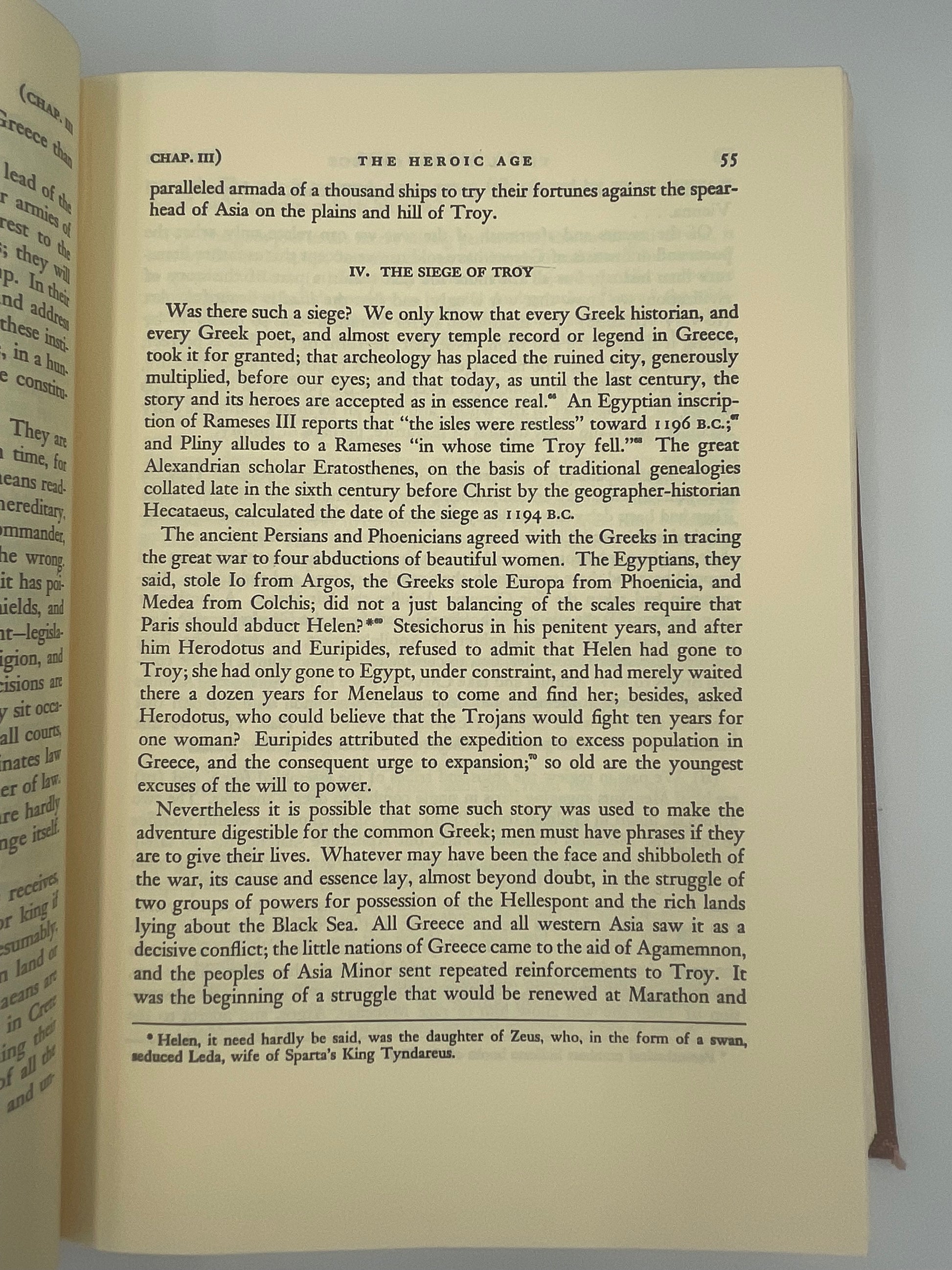 Random page 55 from ‘The Life of Greece’ by Will Durant 