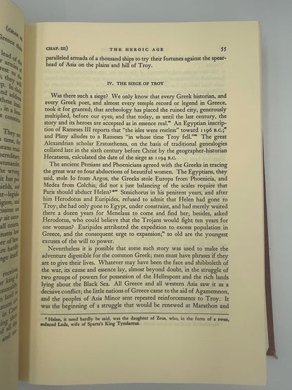 Random page 55 from ‘The Life of Greece’ by Will Durant 