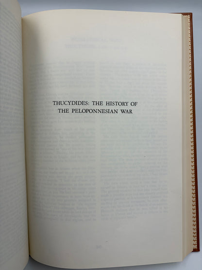 Page titled 'Thucydides: The History of the Peloponnesian War' from the book 'The History of Herodotus and The History of the Peloponnesian War'. 