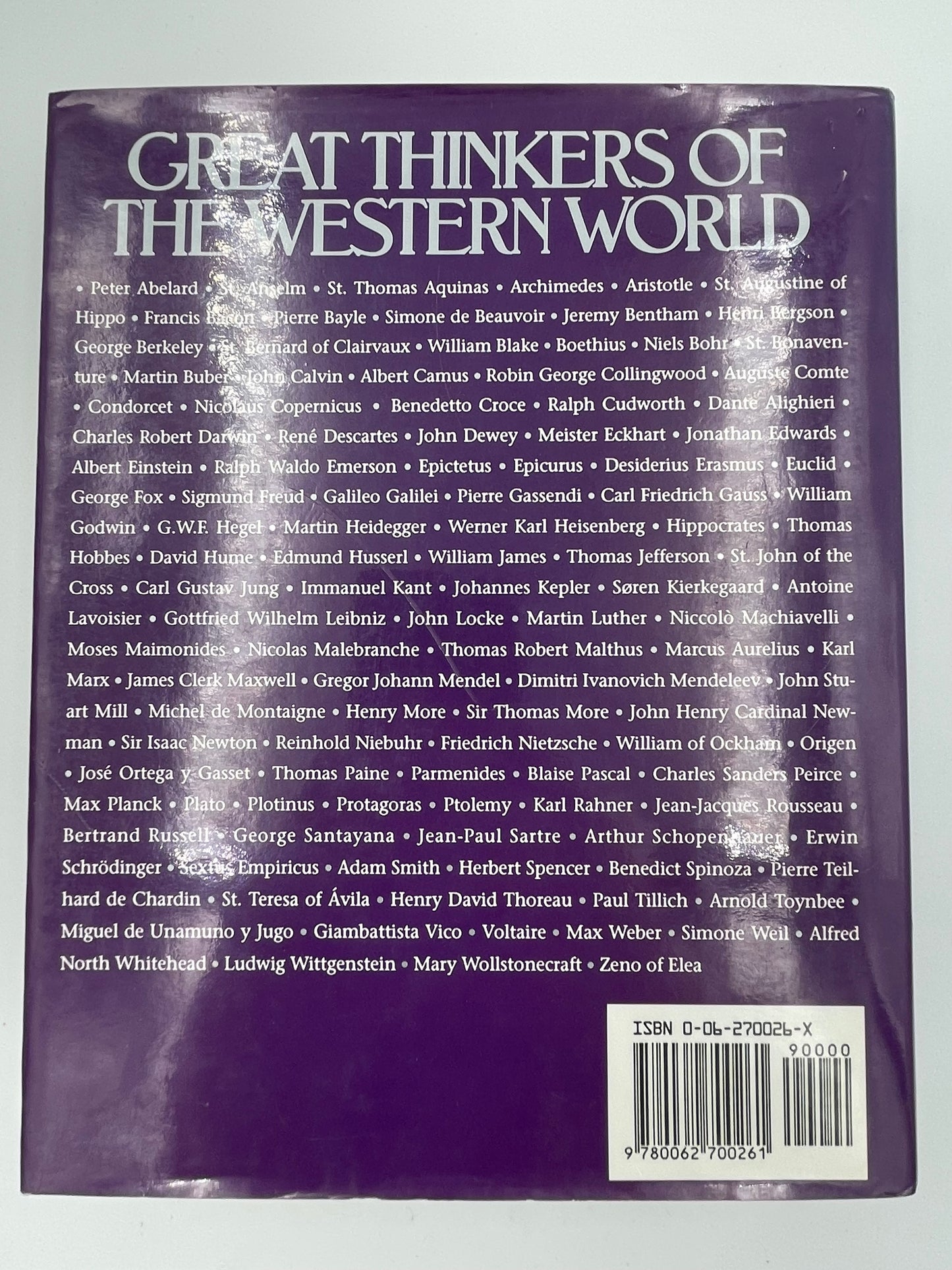 Great Thinkers of the Western World (Edited by Ian P.McGreal)