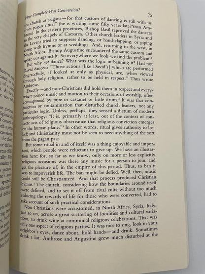 Page 75 from ‘Christianizing the Roman Empire, AD 100–400’ by Ramsay MacMullen.